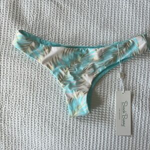 Beach Bunny Leaf Print Bikini Bottom